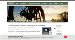 Desktop Screenshot of hirtshalscykler.dk